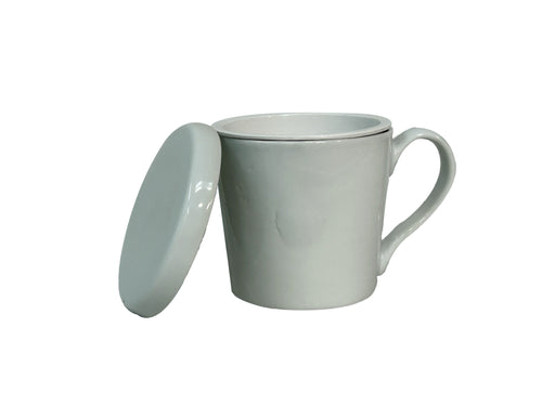 セラミック茶こし＋蓋つきマグカップ