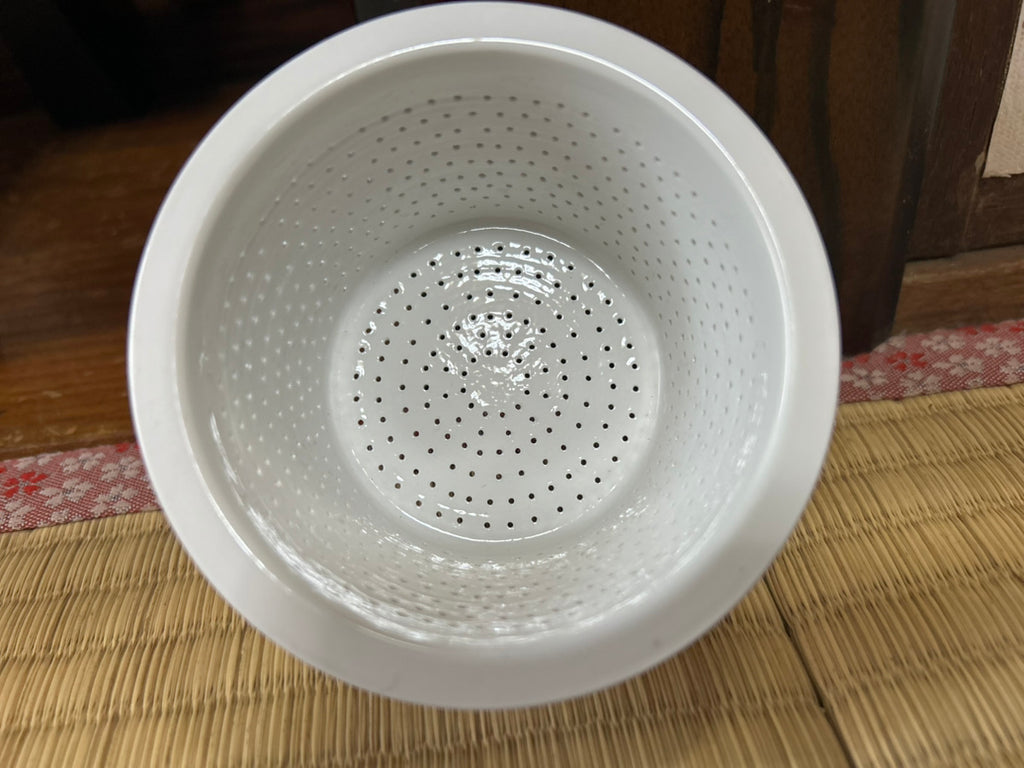 セラミック茶こし＋蓋つきマグカップ